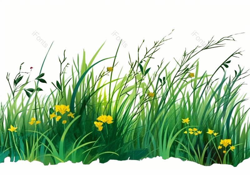唯美夏天绿色草地植物背景主图插画手绘,插画/手绘图,插画/手绘图库,插画/手绘图下载,插画/手绘